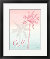 Sunset Palms II Framed Print