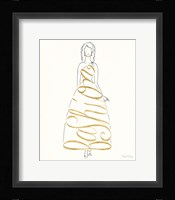 Stylish Sayings III Framed Print