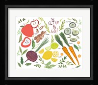 Fruity Smoothie I on White Fine Art Print