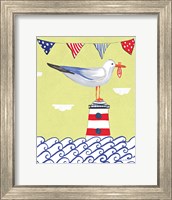 Coastal Bird I Flags Fine Art Print