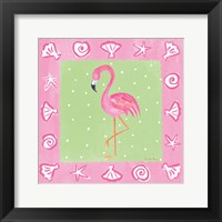 Flamingo Dance II Framed Print
