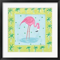 Flamingo Dance III v2 Fine Art Print