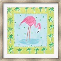 Flamingo Dance III v2 Fine Art Print