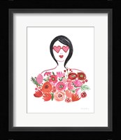 Valentine Chic I no Words Framed Print