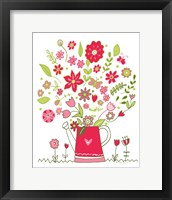 Valentines Flowers III Framed Print