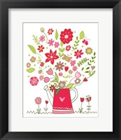 Valentines Flowers III Framed Print