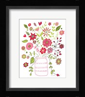 Valentines Flowers II Framed Print