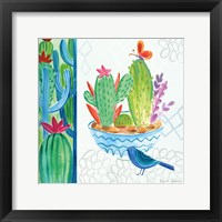 Cacti Garden II Framed Print