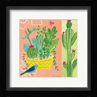 Cacti Garden IV Framed Print