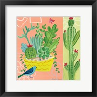 Cacti Garden IV Framed Print