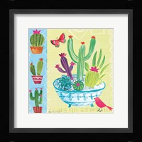 Cacti Garden III Framed Print