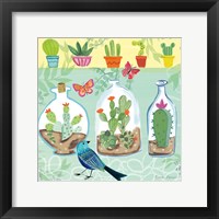 Cacti Garden I Framed Print