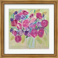 Pink Roses Flower Fine Art Print