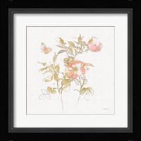 Watery Blooms V Framed Print