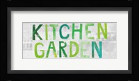 Kitchen Garden Sign I Framed Print