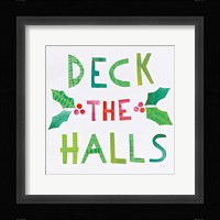 Christmas Collage II Framed Print