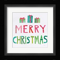 Christmas Collage III Framed Print