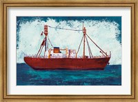 Nantucket Lightship Navy no Words Fine Art Print