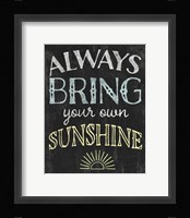 Winsome Words III Framed Print