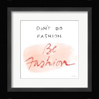 Beauty and Sass IV Framed Print