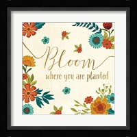 Flourish I Framed Print