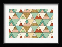 Southwest Geo X Framed Print