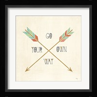 Southwest Geo V Framed Print