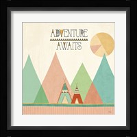 Southwest Geo III Framed Print