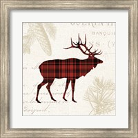 Plaid Lodge III Fine Art Print