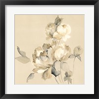 Peony Blossoms Crop Framed Print