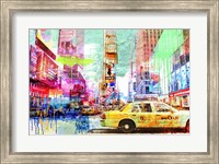 Taxis in Times Square 2.0 Fine Art Print