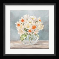 Fleurs et Vases Aquamarine II Fine Art Print