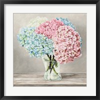 Fleurs et Vases Blanc II Fine Art Print