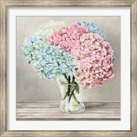 Fleurs et Vases Blanc II Fine Art Print