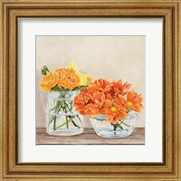 Fleurs et Vases Jaune II Fine Art Print