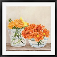 Fleurs et Vases Jaune II Fine Art Print