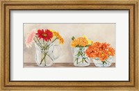 Fleurs et Vases Jaune Fine Art Print
