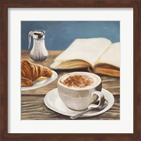 Cappuccino & Book Fine Art Print