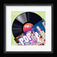 Vinyl Club, Pop Framed Print