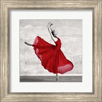 Ballerina in Red (detail) Fine Art Print