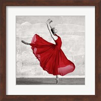 Ballerina in Red (detail) Fine Art Print