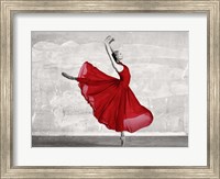 Ballerina in Red Fine Art Print