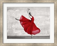 Ballerina in Red Fine Art Print