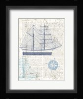 Classic Sailing I Framed Print