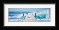 Ocean Waves on a Jetty Fine Art Print
