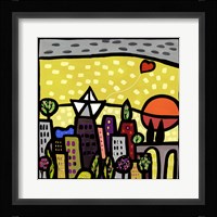 Il Cuore vive sulla Piccola Citta Fine Art Print