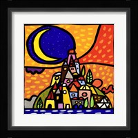 Luna sulla Collina Fine Art Print