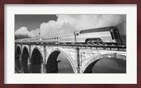 Train on Bridge Fine Art Print