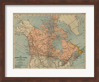 Canada Map Fine Art Print