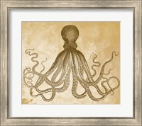 Golden Octopus Fine Art Print